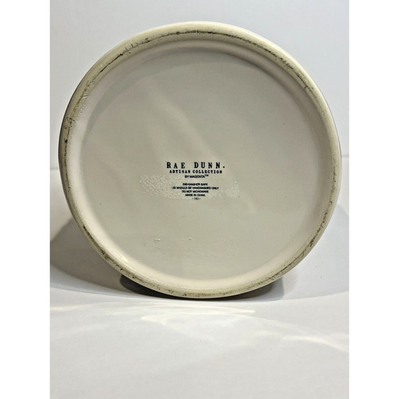 Rae Dunn‎ Ceramic Christmas Deck The Paws Pet Treat Holder - Picture 3 of 3